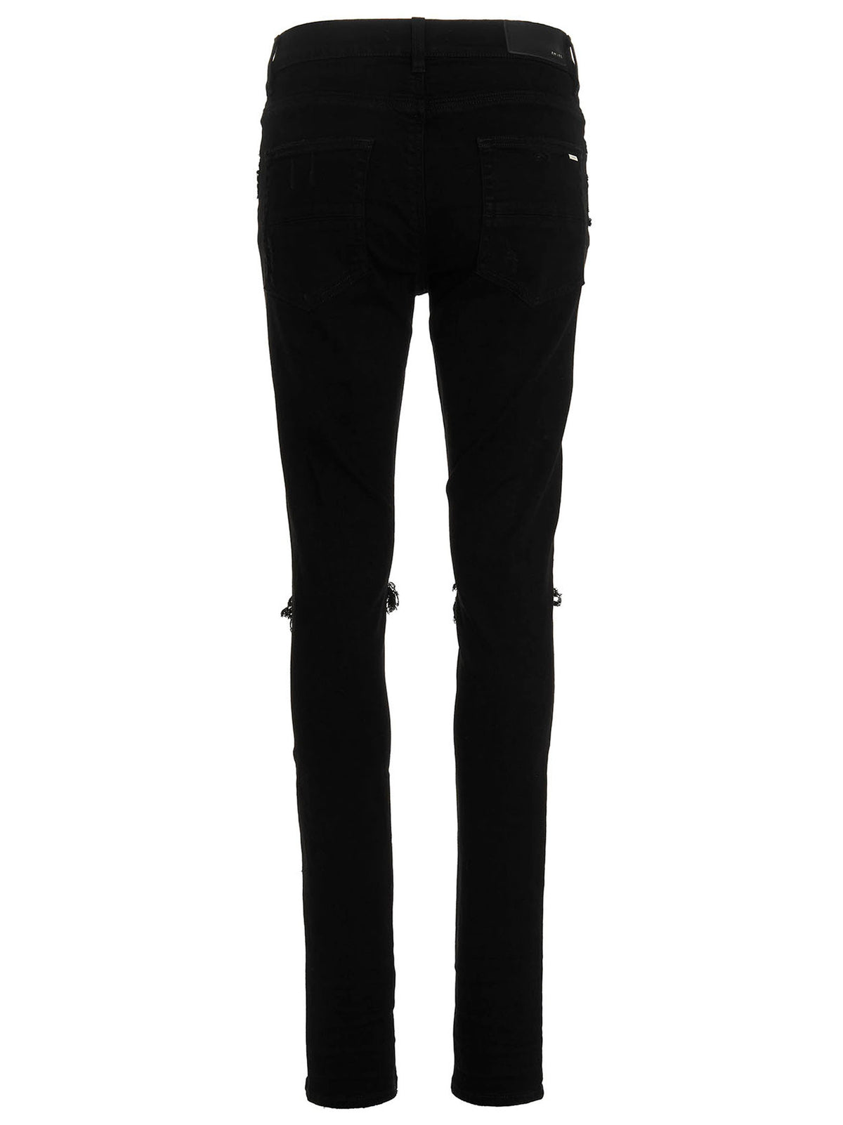Amiri Black Cotton Skinny Jeans