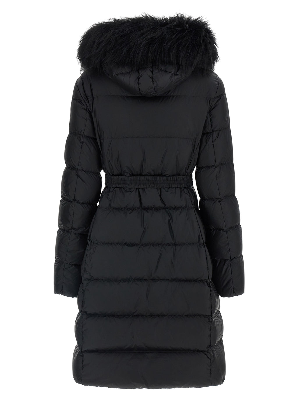 Moncler Black Polyamide Coat