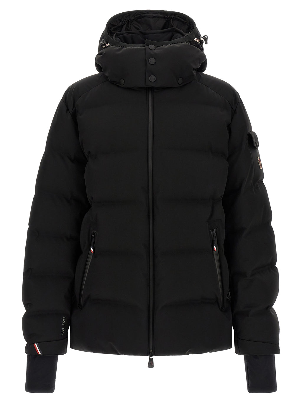 Moncler Grenoble Black Polyamide Full-Length Jacket
