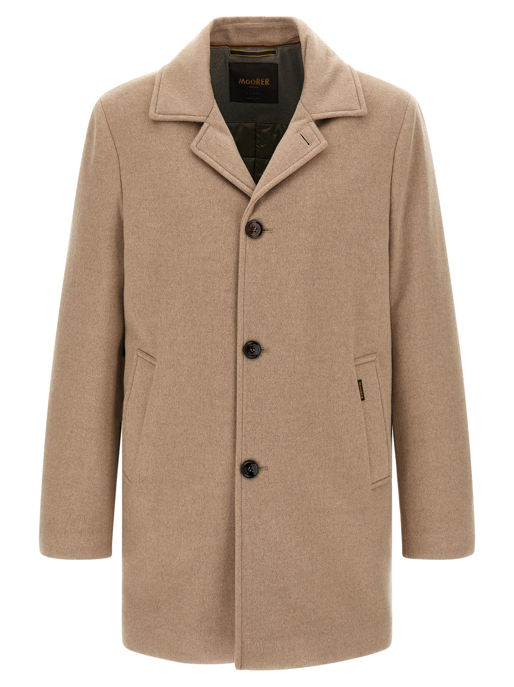 MooRER Beige Wool Coat