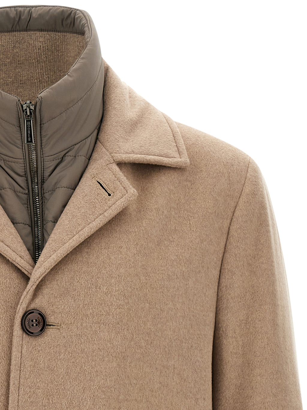 MooRER Beige Wool Coat