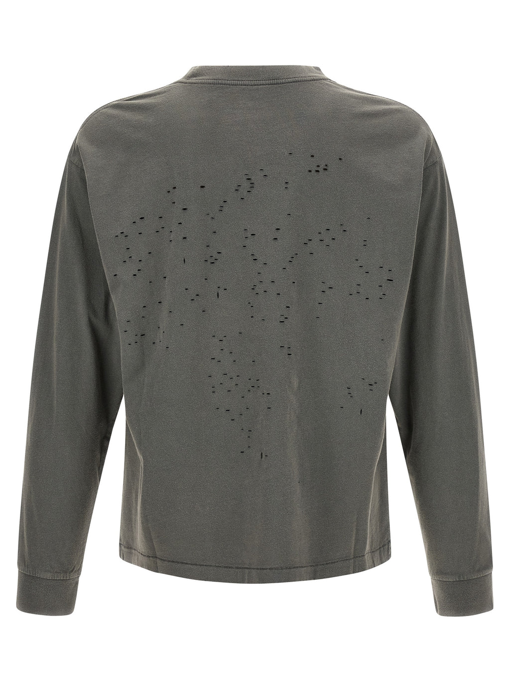 SATISFY Gray Cotton T-Shirt