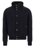 MooRER Blue Wool Bomber