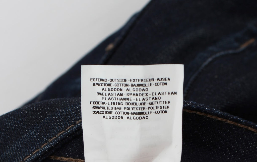 Blue Cotton Stretch Slim Fit Jeans