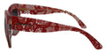 Red Lace Acetate Rectangle Shades  DG4231F  Sunglasses