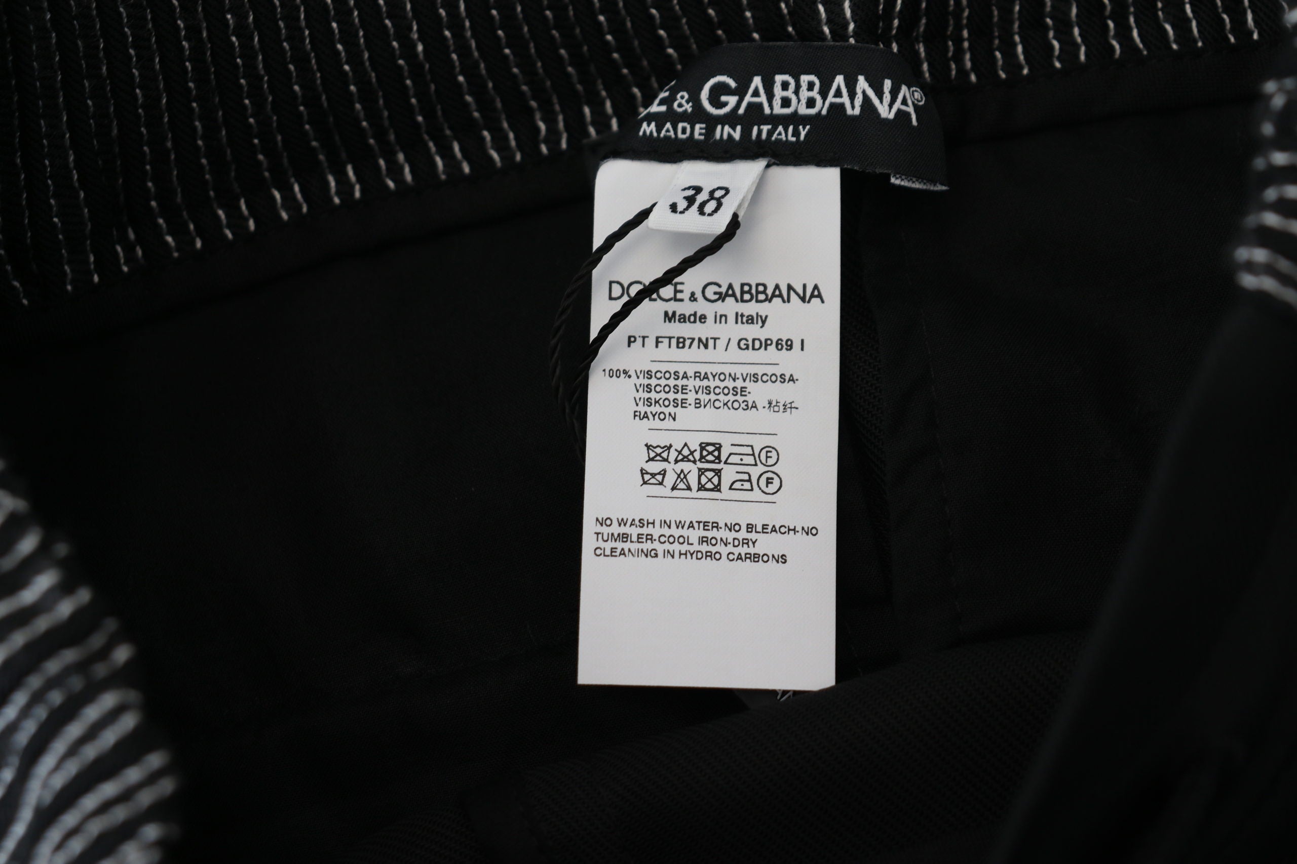 Black Straight Fit Cotton Pants