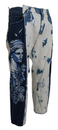 Blue Ceasar Denim Cotton Loose Fit Jeans