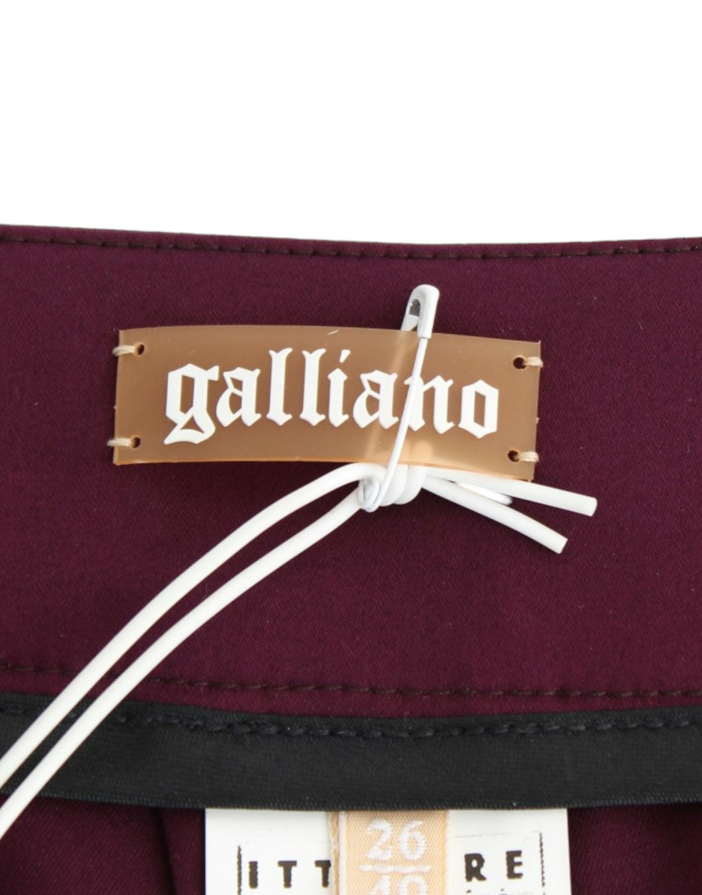 Purple slim fit pants