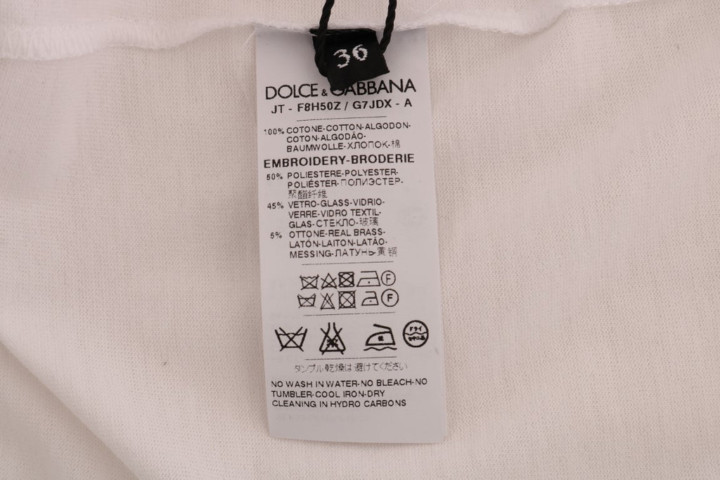 White Cotton Fairy Tale T-Shirt