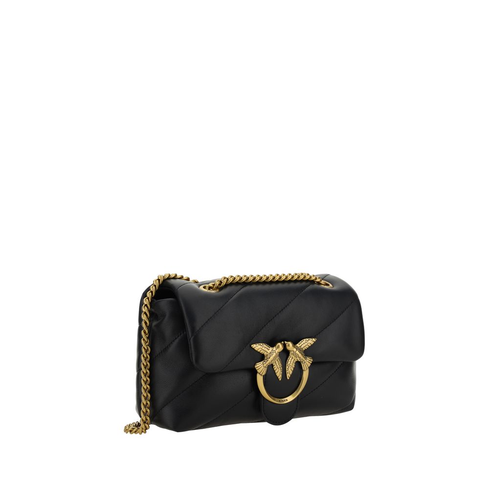 Black Calf Leather Bos Taurus Shoulder Bag