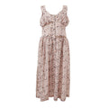 Pink Acetate Casual Dress