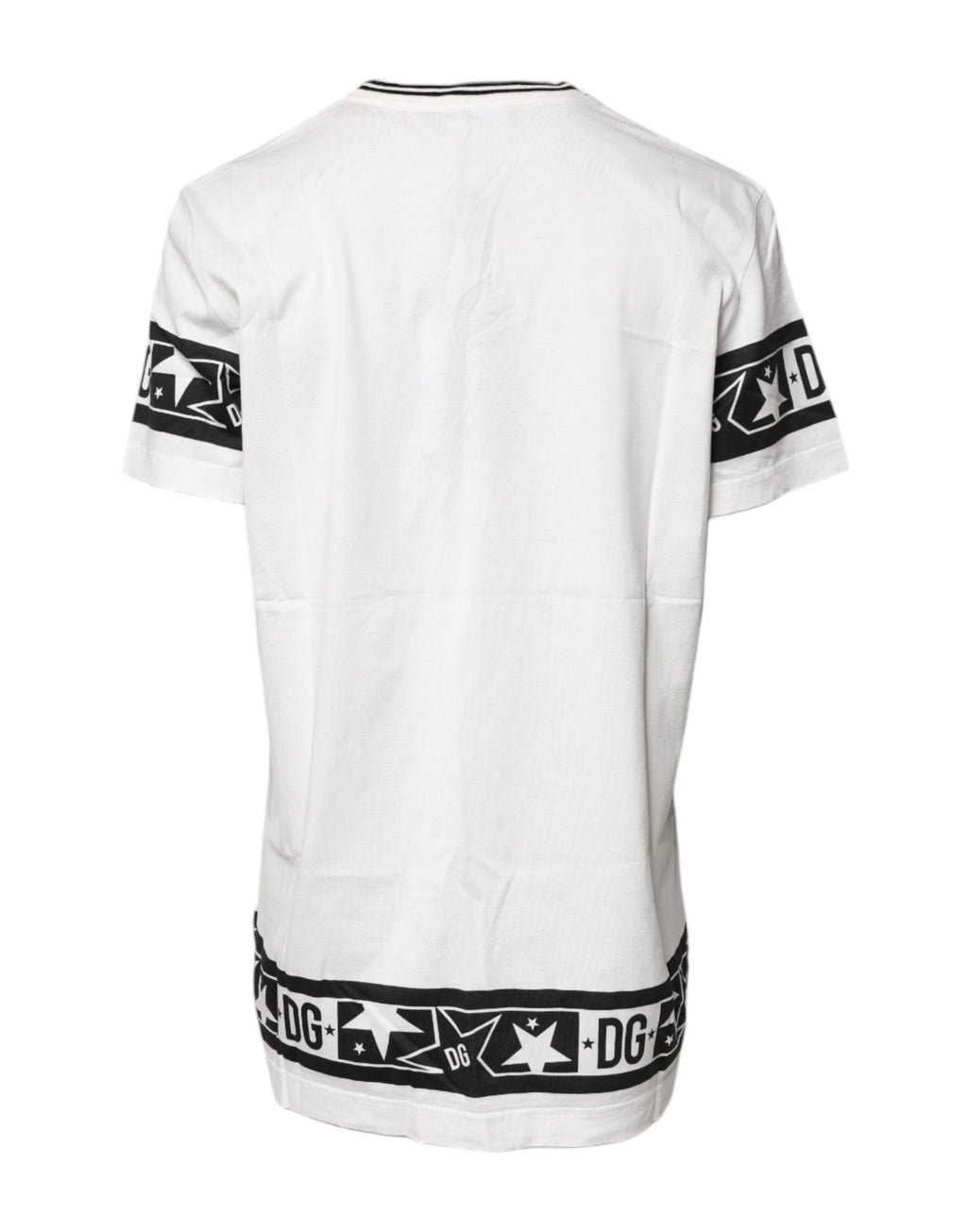 White #DGMillennials Cotton Crewneck T-shirt