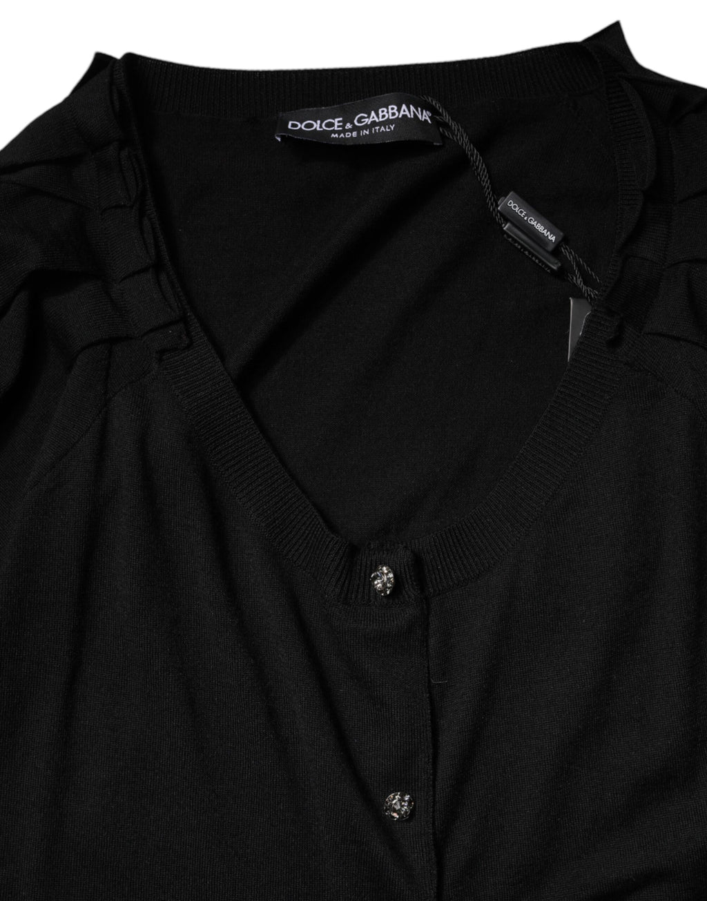 Black Button Down Short Sleeve Blouse Top