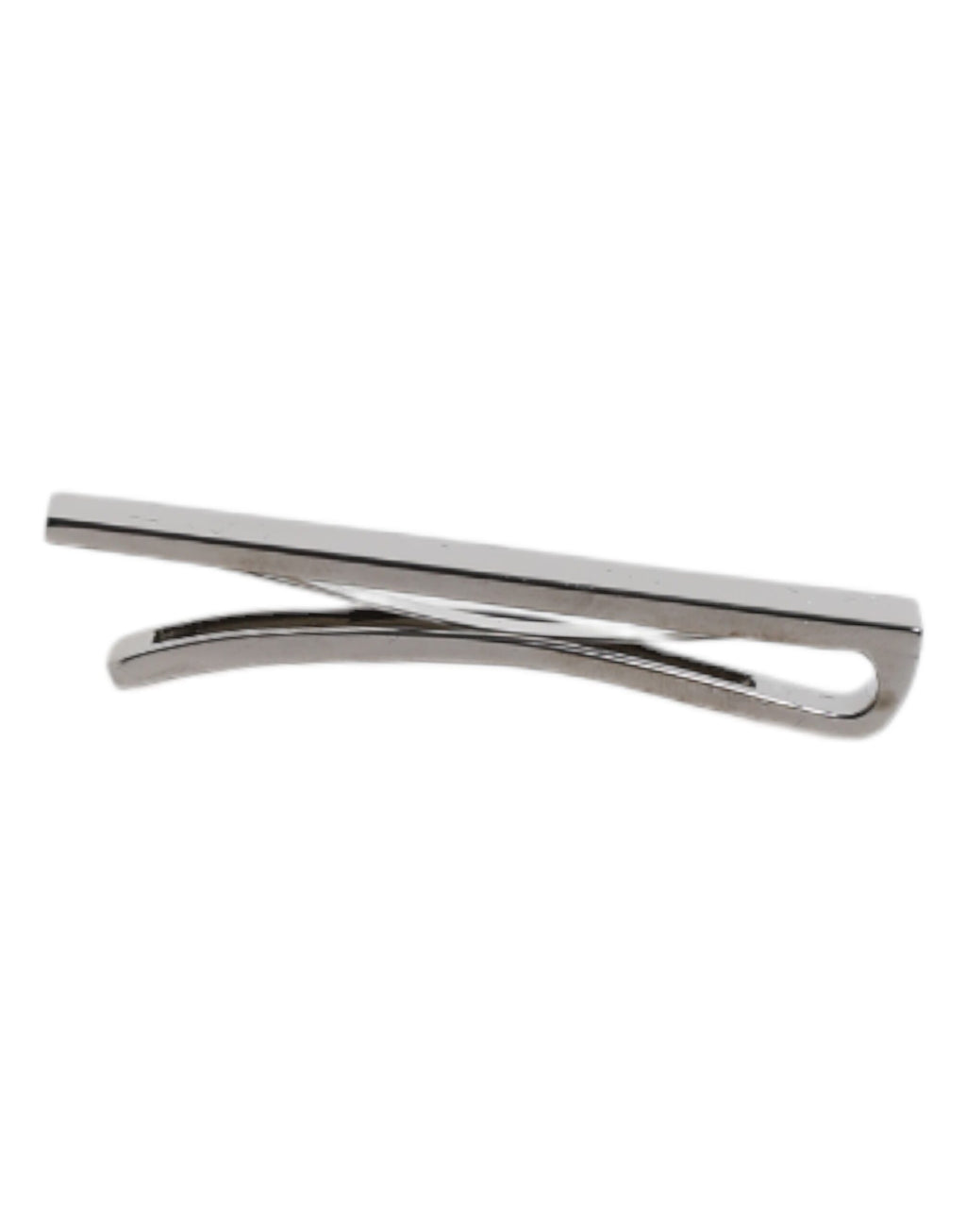 Black Tone Brass Logo Branded Tie Clip Bar