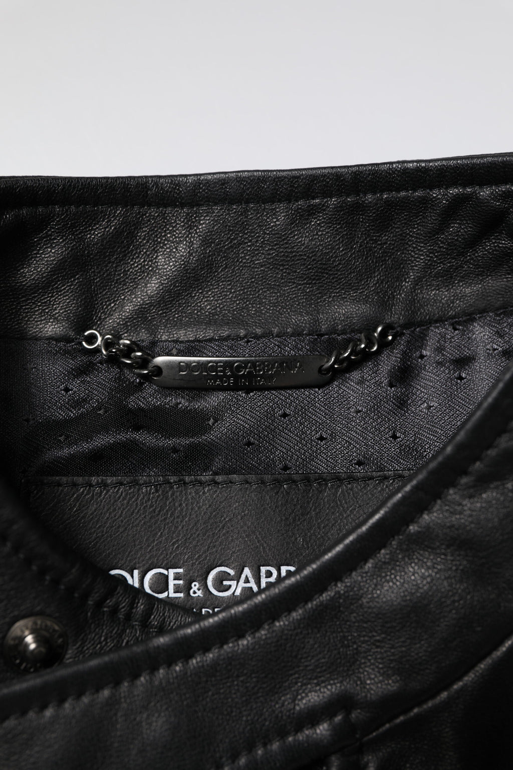 Black Sheep Leather Biker Full Zip Jacket