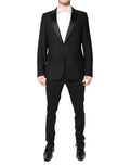 Dolce & Gabbana Black Wool Single Breasted Blazer Jacket