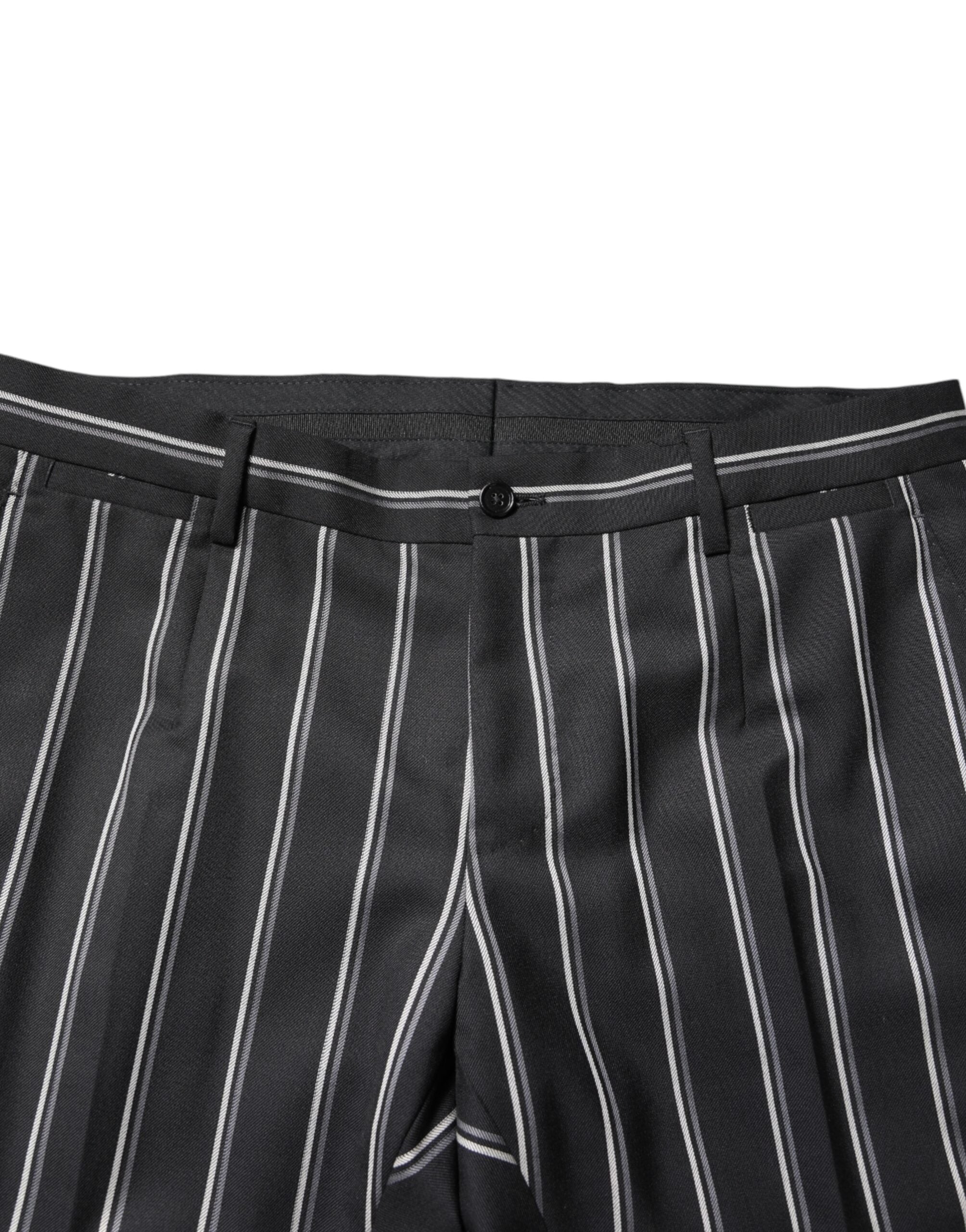 Black Striped SICILIA Formal 2 Piece Suit