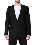 Dark Blue MARTINI Wool Blazer Coat Jacket