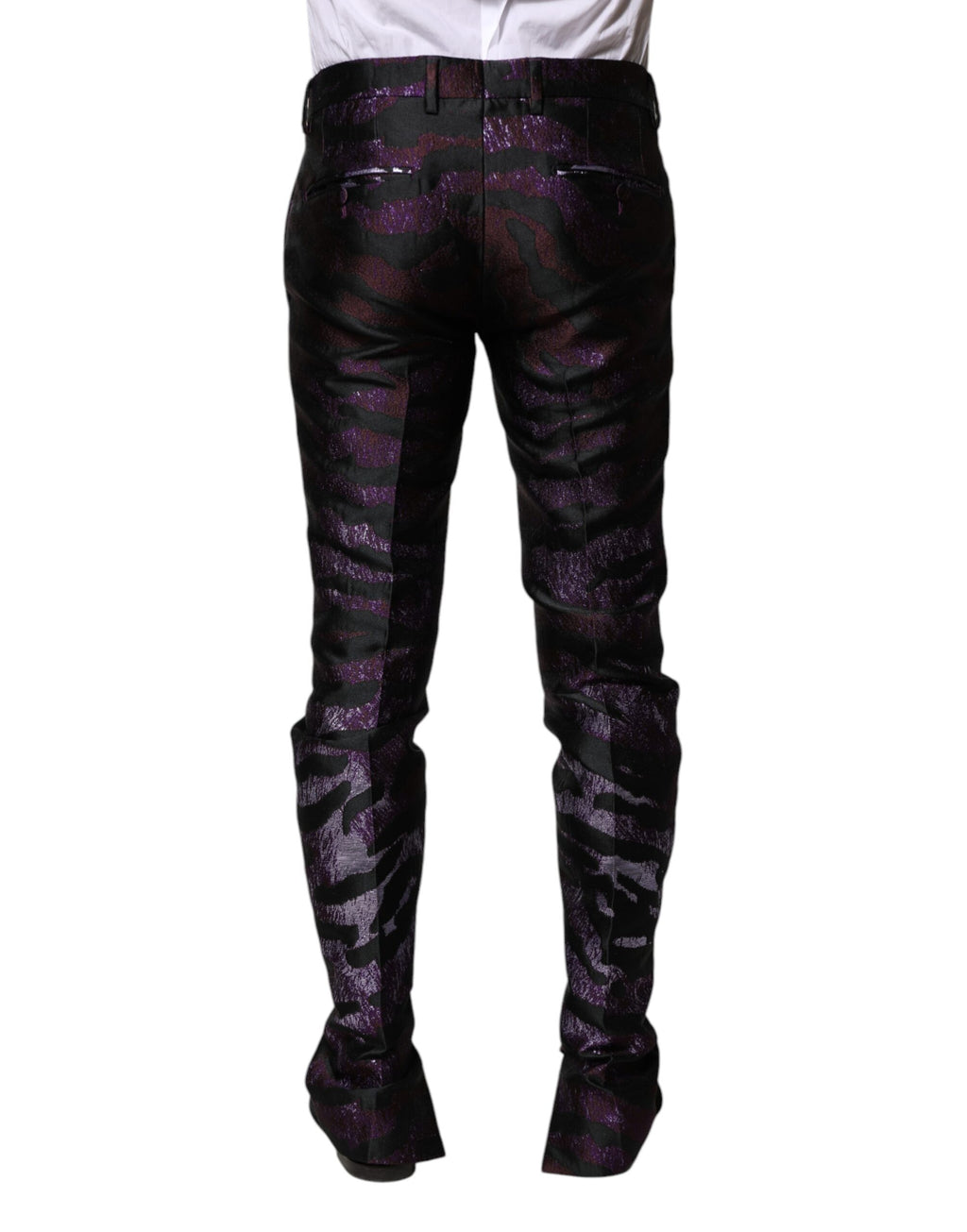 Multicolor Polyester Patterned Pants