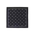 Black Silk Pocket Square
