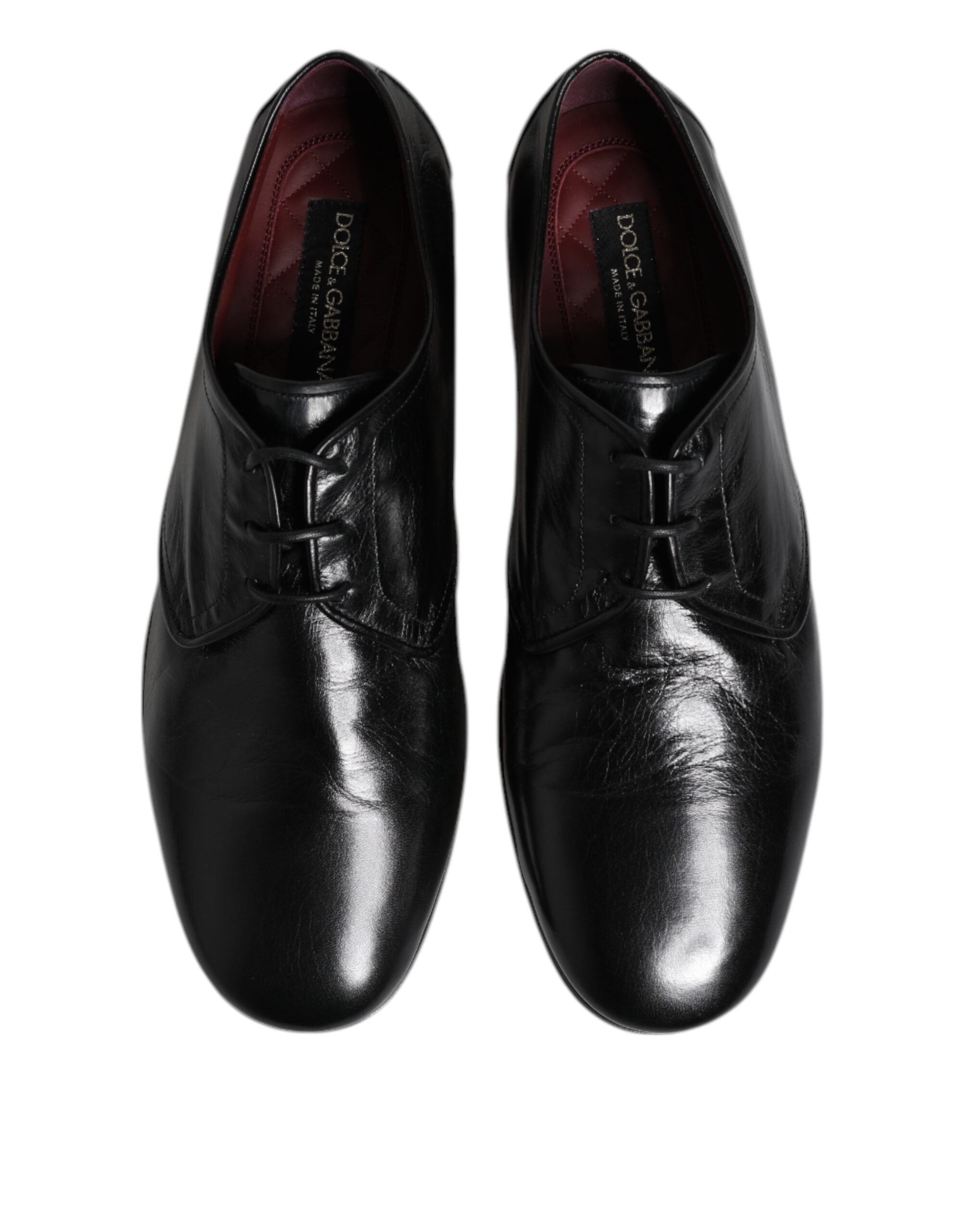 Black Leather Lace Up Derby Dress Formal Shoes