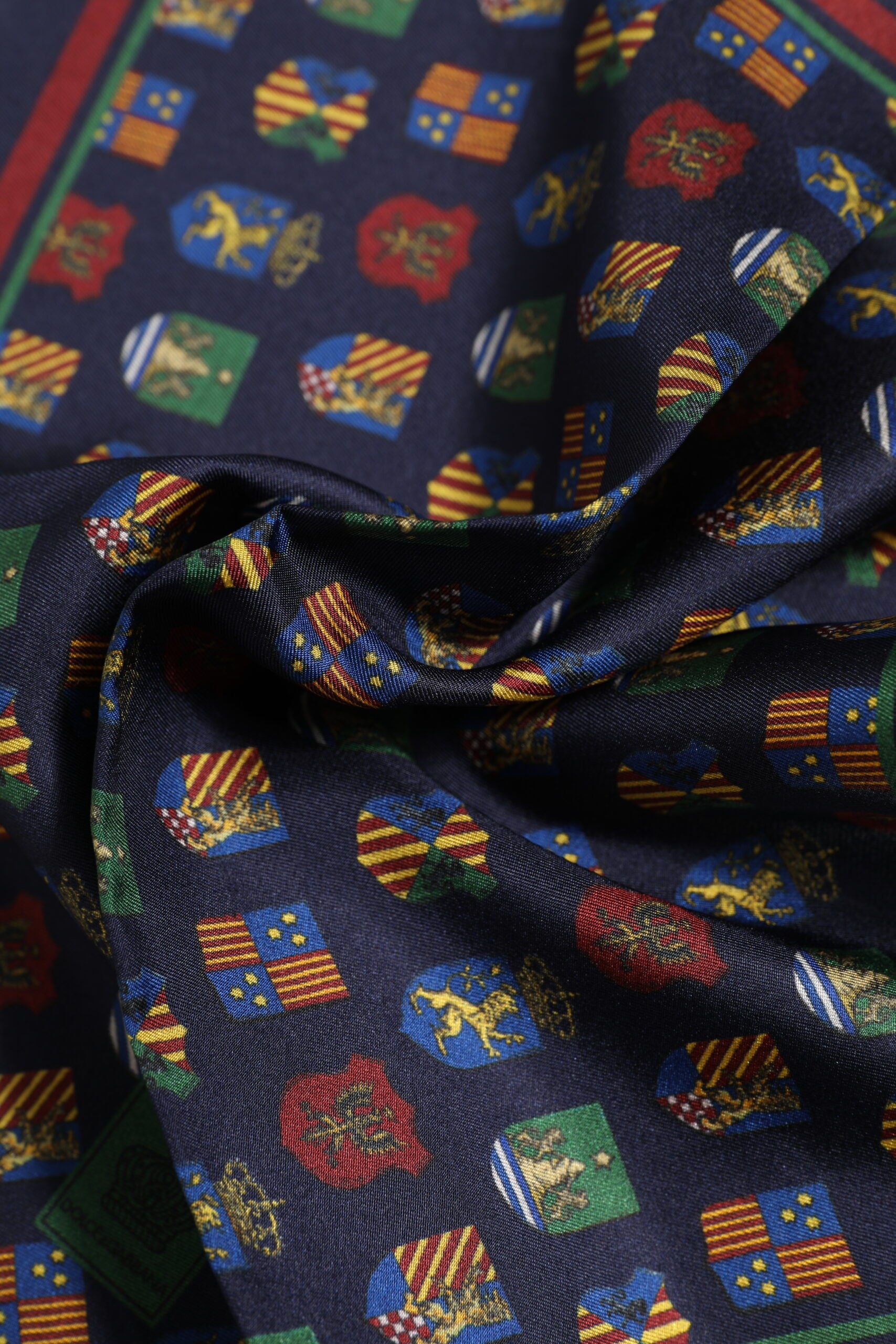 Multicolor Medals Square Foulard Scarf