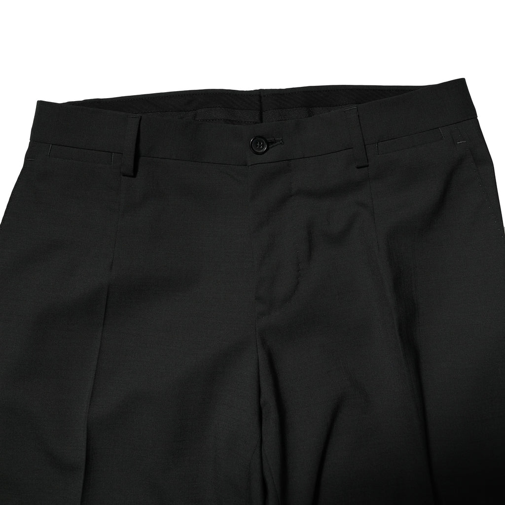 Black Wool 2 Piece Single Breasted Suit