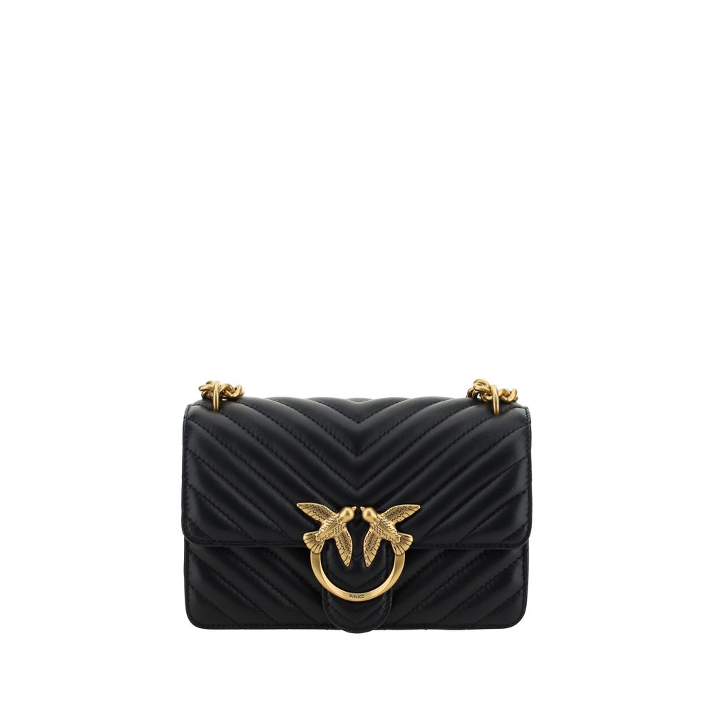 Black Calf Leather Bos Taurus Shoulder Bag