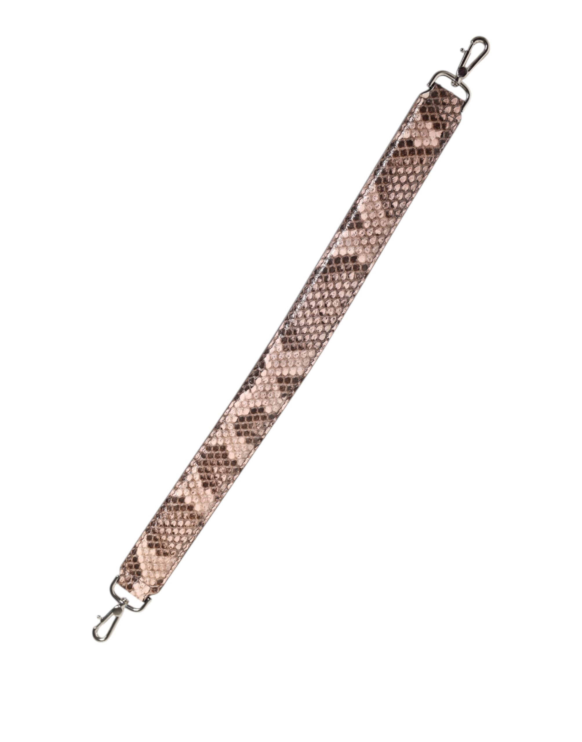 Brown Exotic Leather Handbag Accessory Shoulder Strap
