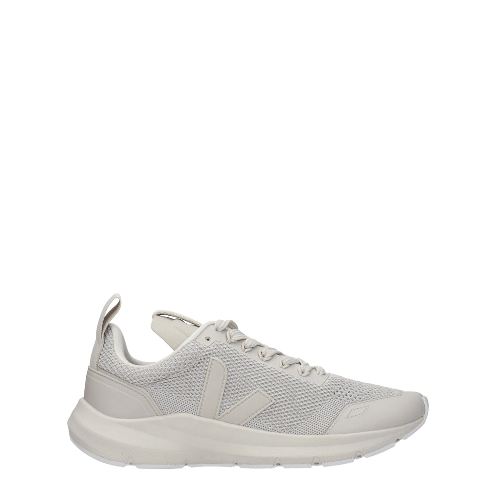 Gray Fabric Athletic Sneakers