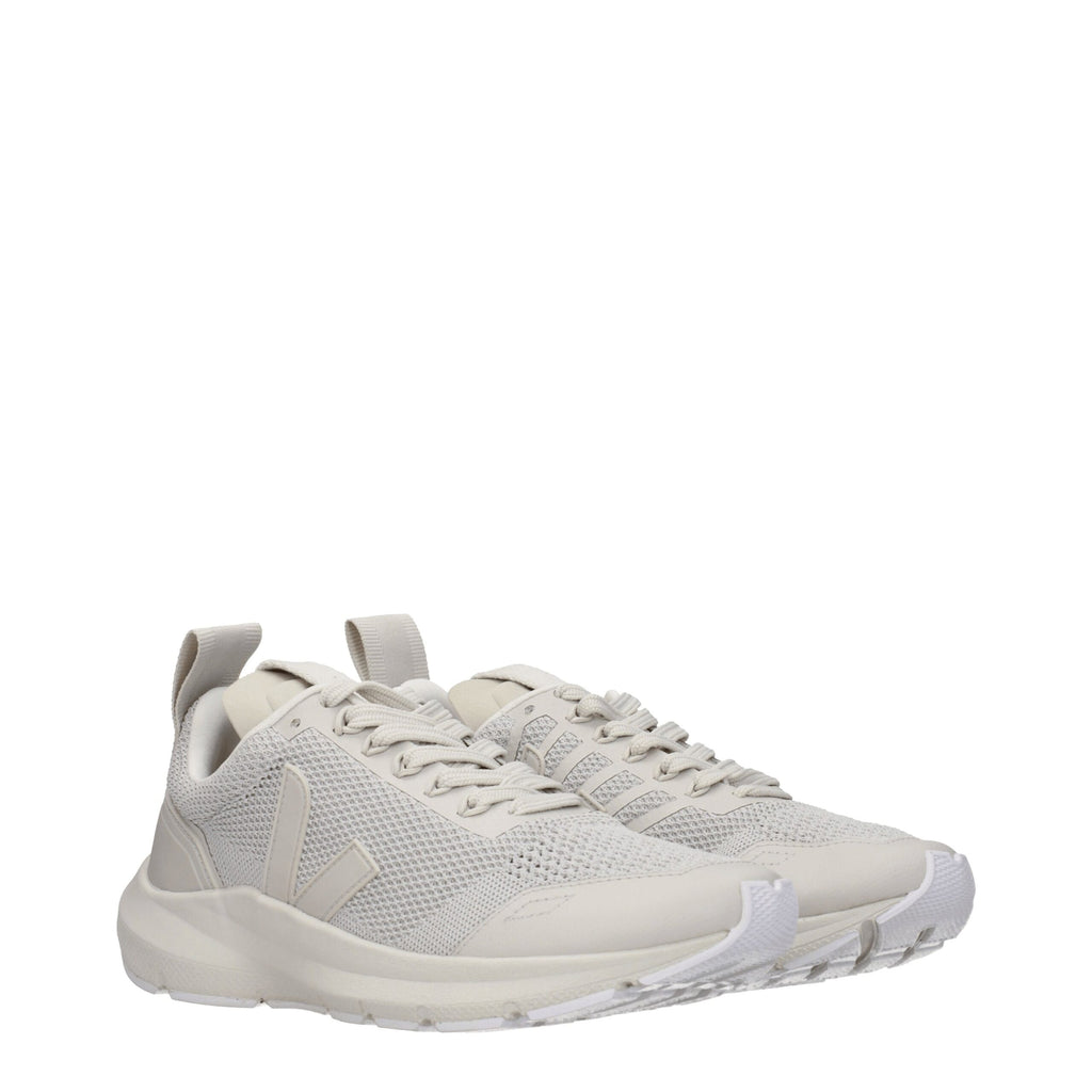 Gray Fabric Athletic Sneakers