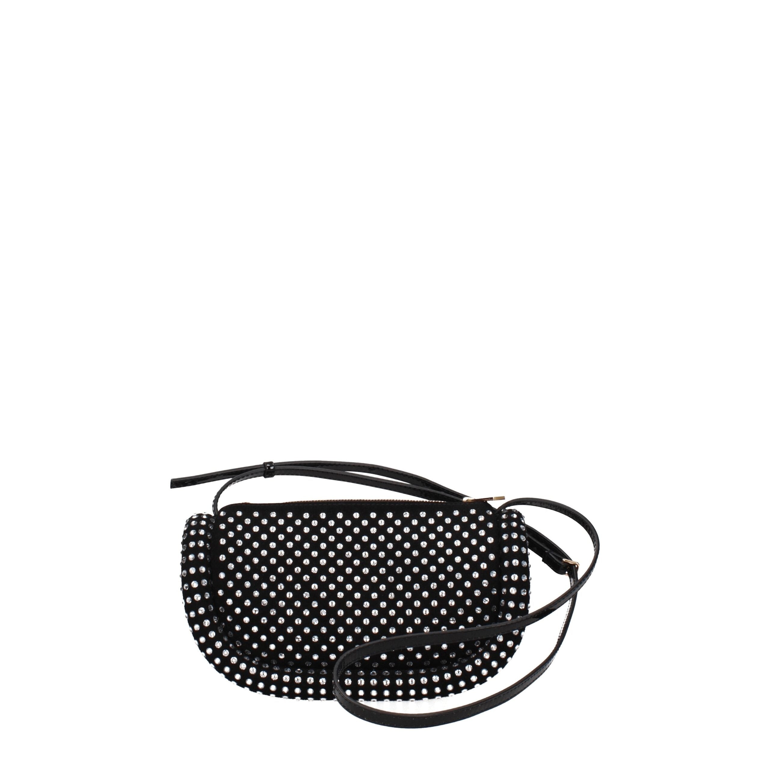 Black Leather Crossbody Bag