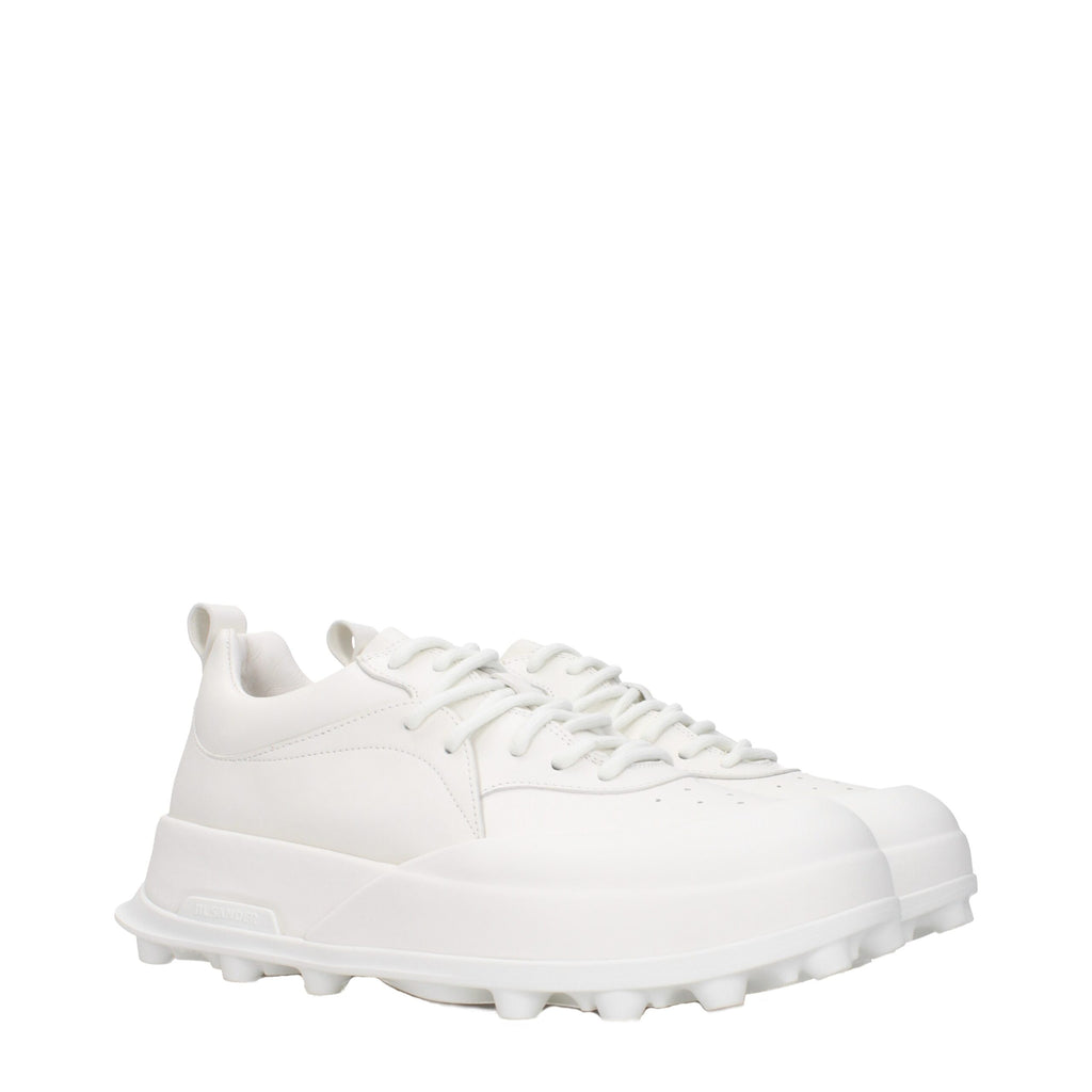 White Leather Sneakers