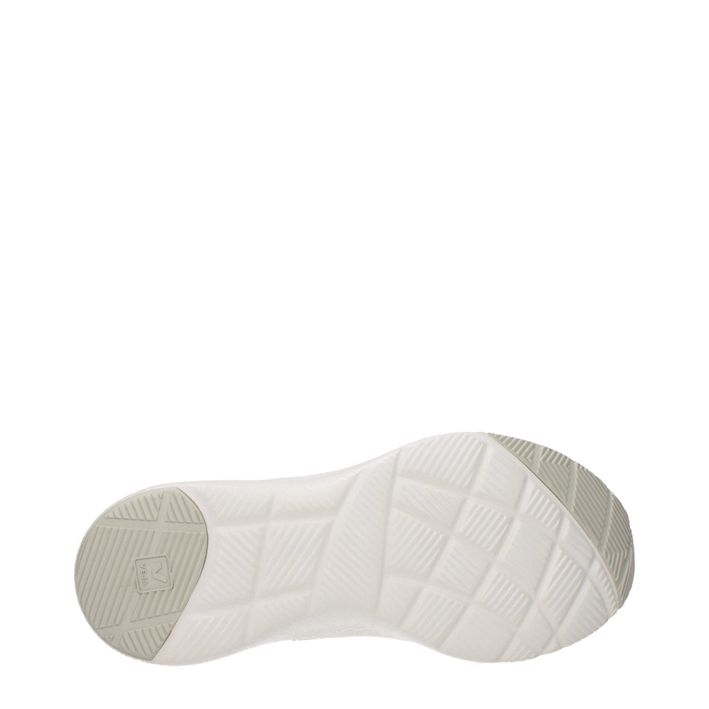 White Fabric Athletic Sneakers