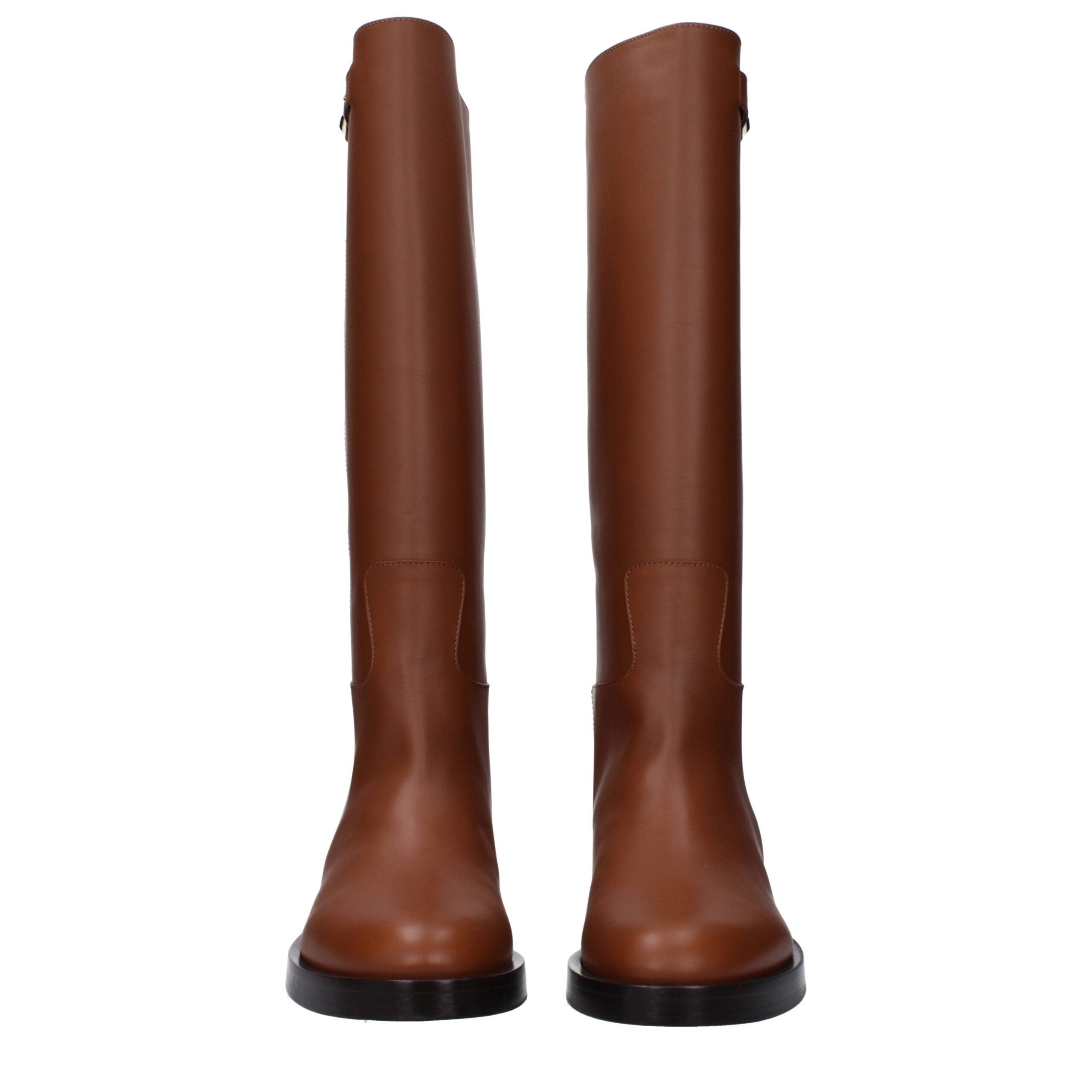 Brown Leather Boots