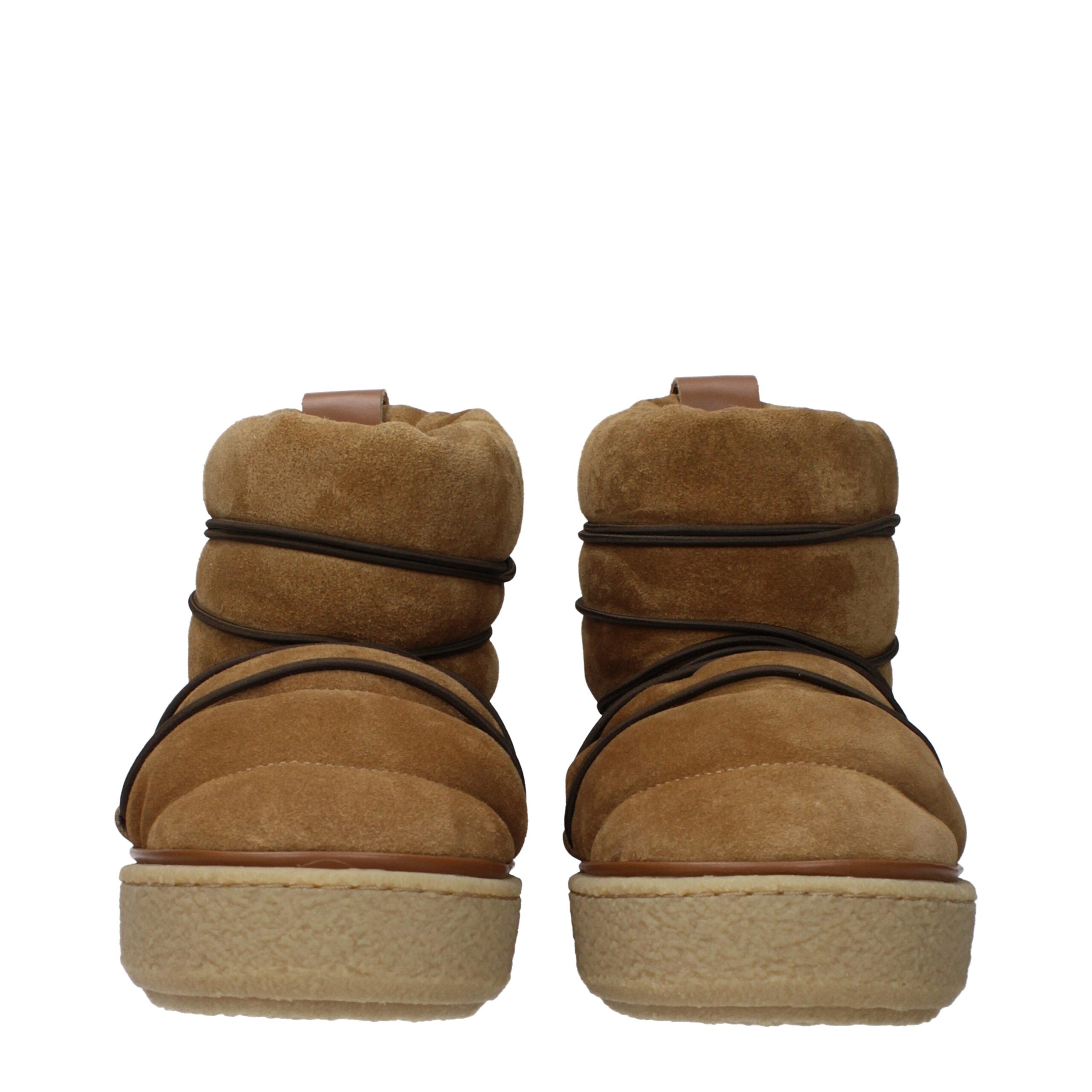 Brown Leather Ankle Boots