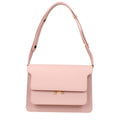 Pink Leather Shoulder Bag