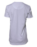 White Cotton Goodluck 2023 Crew Neck T-shirt