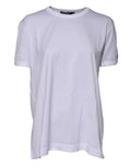 White Cotton Goodluck 2022 Crew Neck T-shirt