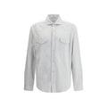 Gray Denim Shirt