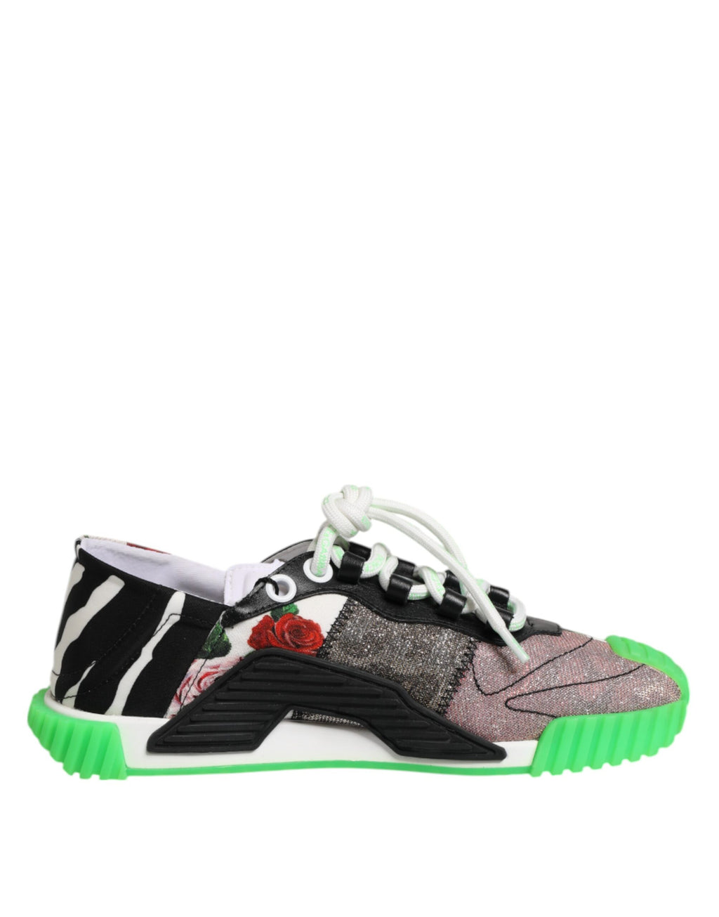 Multicolor DG Logo Leopard Cherry Sneaker Shoes