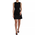 Dolce & Gabbana Black Sleeveless Bodycon A-line Mini Dress