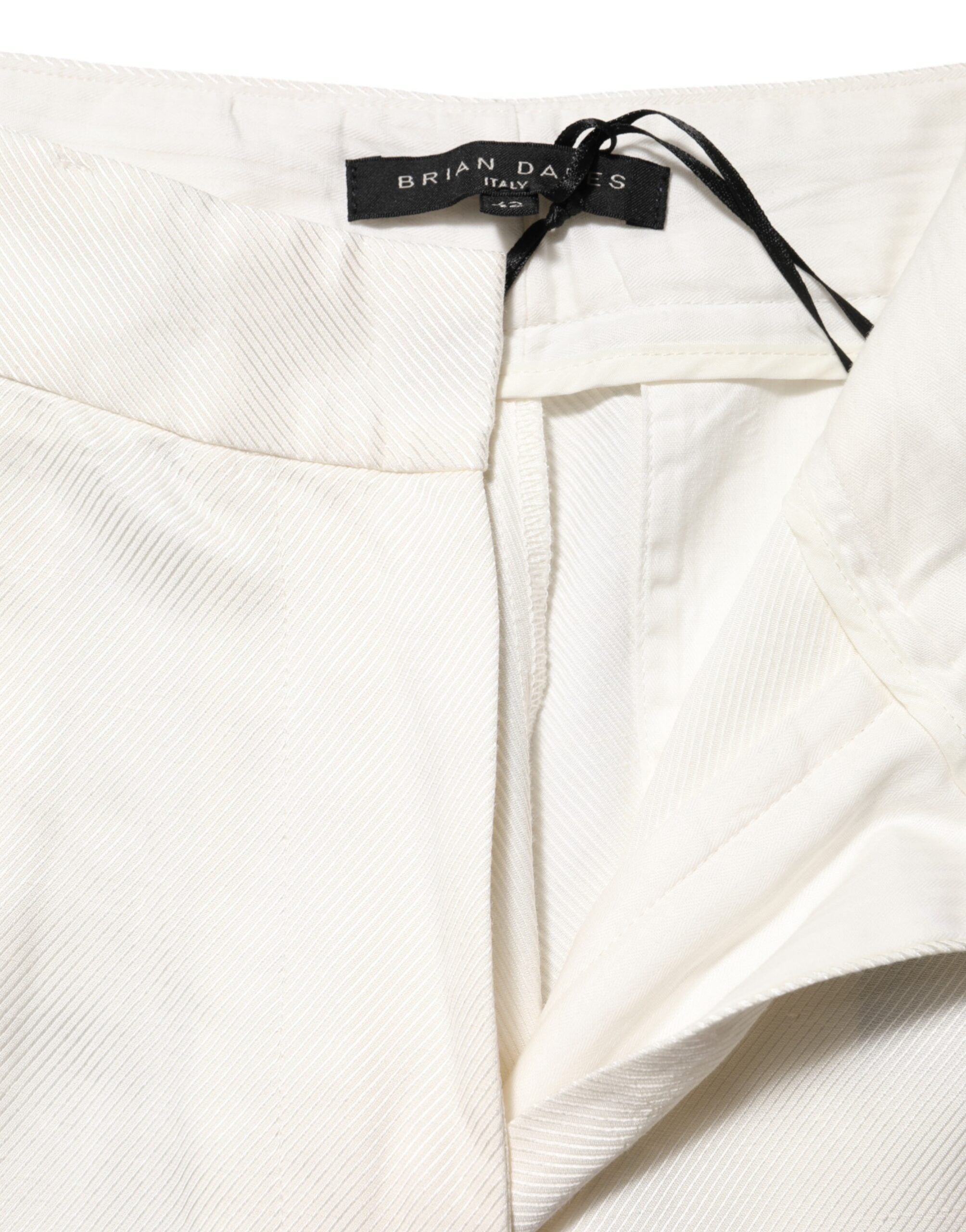 White Viscose Linen Wide Leg Palazzo Womens Pants