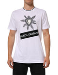 White Sacred Heart Short Sleeve Men T-shirt