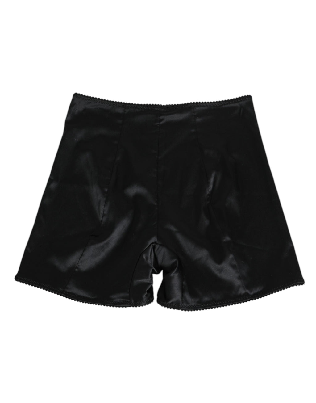Black Silk Stretch Slip Cycling Women Underwear
