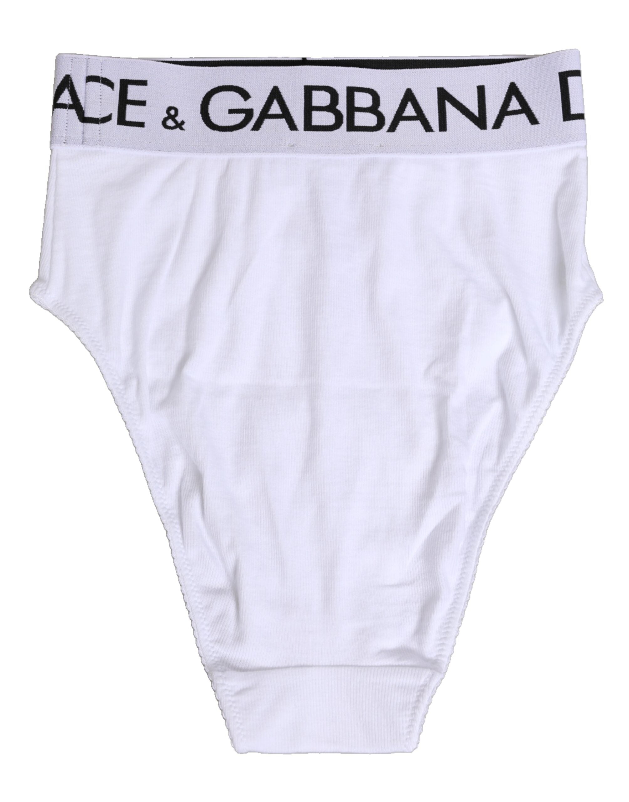 White Cotton Stretch High Waist Panty Underwear