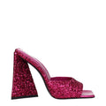 Pink Plastic Platform Sandals