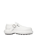 White Leather Slip-On Loafers