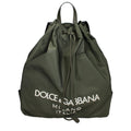 Green Nylon Backpack