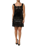 Black Cut Out A-line Sheath Mini Dress